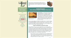 Desktop Screenshot of legendtravelers.com